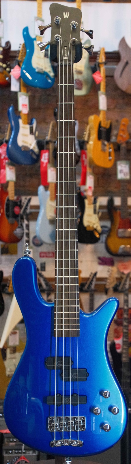 Warwick RockBass Streamer LX, 4-String, Metallic Blue High Polish