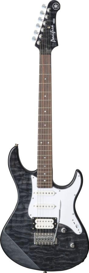 Yamaha Pacifica 212V Quilted Maple, Translucent Black