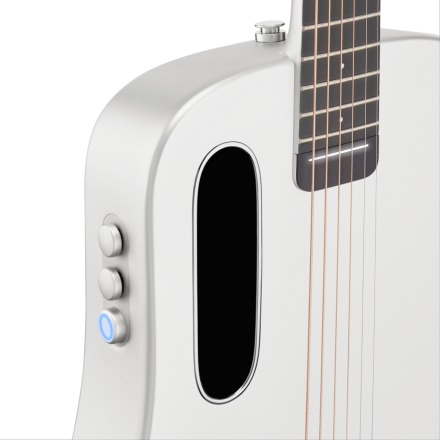 LAVA ME Air Carbon Fibre Electro-Acoustic Smart Guitar, Silver