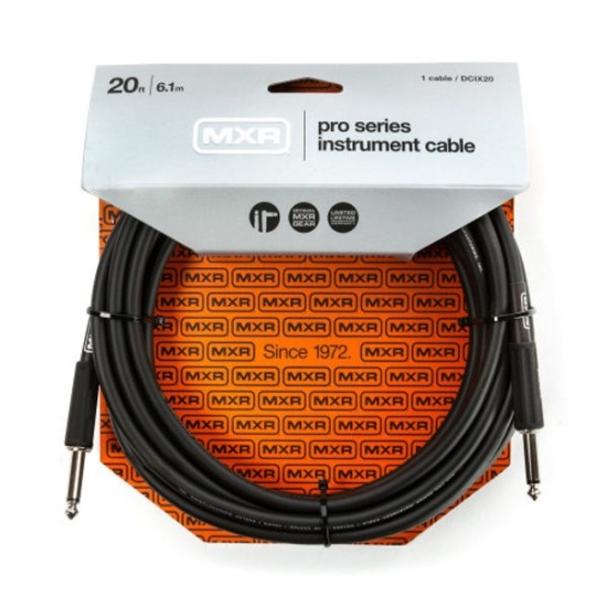 MXR 20ft Pro Series Instrument Cable - Straight to Straight