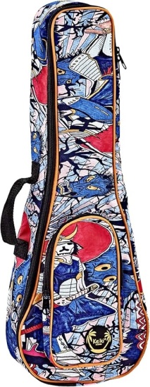 Ortega Keiki Designer Series Samurai Ukulele Bag, Concert