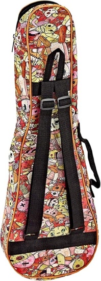 Ortega Keiki Designer Series Voodoo Puppet Ukulele Bag, Concert