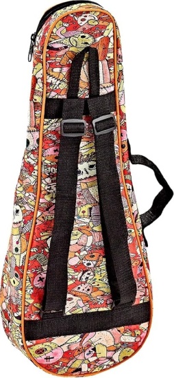 Ortega Keiki Designer Series Voodoo Puppet Ukulele Bag, Soprano