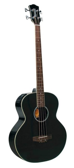 Richwood RB-60-EBK Electro-Acoustic Bass, Black