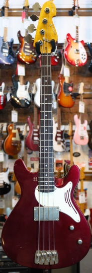 Sandberg Florence 4-String Short Scale Bass, Ruby Red Soft Aged