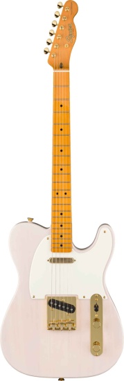 Squier FSR Classic Vibe '50s Telecaster, Maple Fingerboard, Parchment Pickguard, Gold Hardware, White Blonde