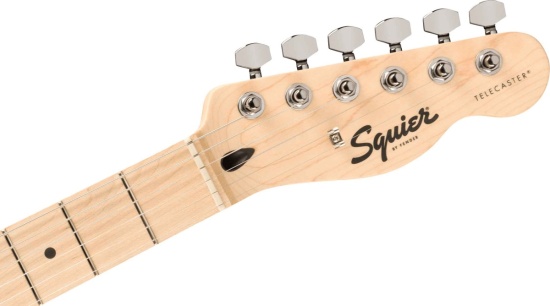 Squier FSR Sonic Telecaster, Maple Fingerboard, Black Pickguard, Black