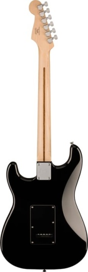 Squier Sonic Stratocaster HSS, Maple Fingerboard, Black Pickguard, Black