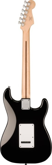 Squier Sonic Stratocaster Left-Handed, Maple Fingerboard, White Pickguard, Black