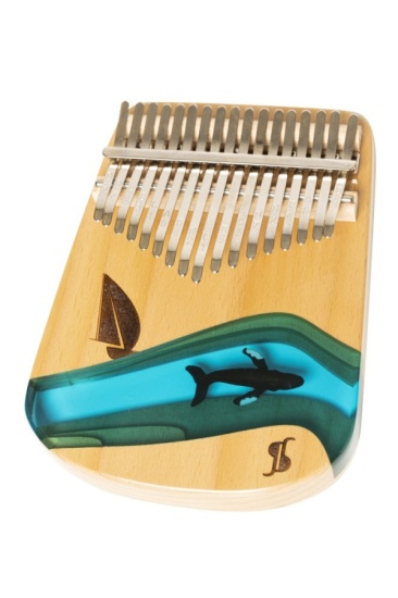 Stagg 17 Keys Professional Flat Base Kalimba, Ocean