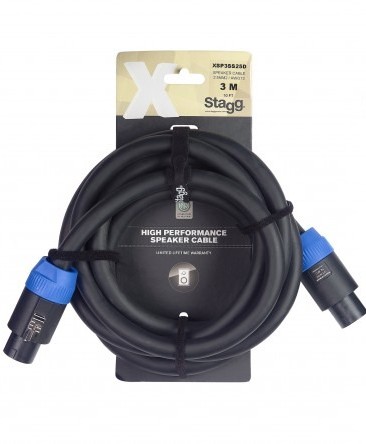 Stagg X-Series Professional Speaker Cable, SpeakON / SpeakON