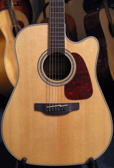 Takamine G Series GD90CE Electro-Acoustic Dreadnought Cutaway, Ziricote