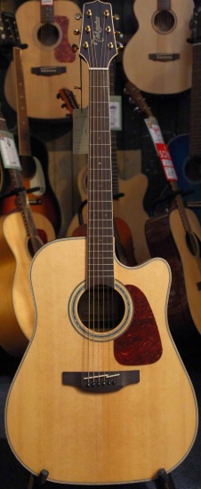 Takamine G Series GD90CE Electro-Acoustic Dreadnought Cutaway, Ziricote