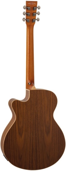 Tanglewood Reunion Pro Series TRU4CEAW Electro-Acoustic Super Folk Cutaway, Black Walnut