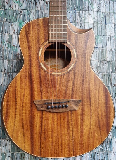 Washburn Comfort Series G-Mini 55 Koa with Bevel