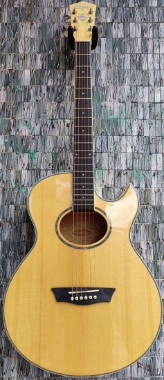 Washburn Festival Series EA20 Electro-Acoustic Florentine Cutaway, Natural