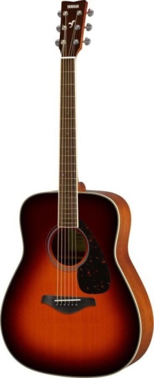 Yamaha FG820 MKII Acoustic Folk Guitar, Brown Sunburst